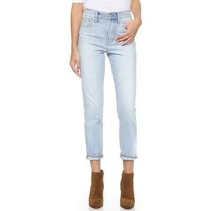 Madewell Perfect Summer Mom Jean Fitzgerald Wash, Size 26, LIKE NEW